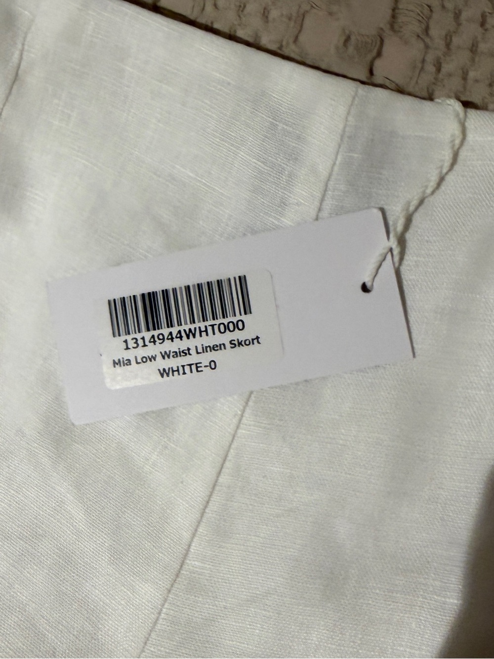 NWT Reformation Mia Low Waist Linen Skort - Picture 6 of 6